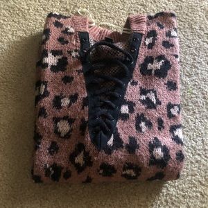Cute animal print sweater